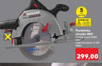 Parkside Performance Fierăstrău circular 40V 1 buc