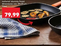 FACKELMANN SOFT COLLECTION Tigaie grill aluminiu forjat cca 24x24 cm
