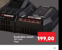 Parkside Performance Încărcător smart 20V 12Ah