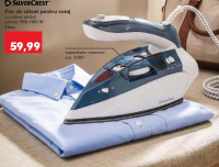 SILVERCREST Fier de călcat pentru voiaj cu mâner pliabil 900-1100 W 1 buc