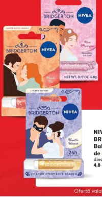 NIVEA BRIDGERTON Balsam de buze diverse sortimente 4,8 g