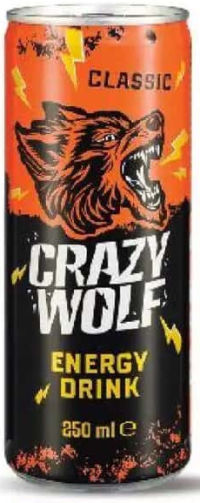 CRAZY WOLF Băutură energizantă diverse sortimente 0,25 l