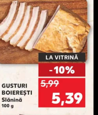 Gusturi Boierești Slănină 100 g
