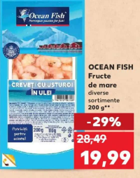 OCEAN FISH Fructe de mare diverse sortimente 200 g