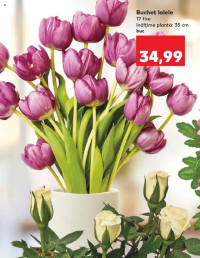 Buchet lalele 17 fire înălțime plantă: 35 cm buc
