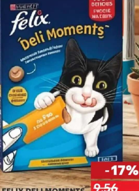 Felix Deli Moments Recompense Pisici cu pui / somon / rață 40 g