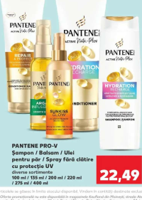 Pantene Pro-V Şampon / Balsam / Ulei pentru păr / Spray fără clătire cu protecție UV diverse sortime