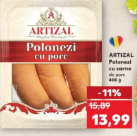 ARTIZAL Polonezi cu carne de porc 400 g
