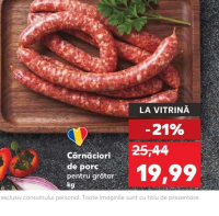 Cârnăciori de porc pentru grătar kg