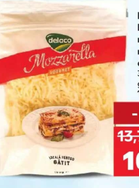 Delaco Mozzarella rasă / Mix mozza-cheddar ras 150 g