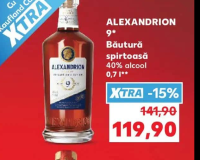 Alexandrion 9* Băutură spirtoasă 40% alcool 0.7 l