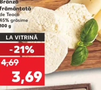LACTO FRESH Brânză frământată de Teaca 45% grăsime 100 g
