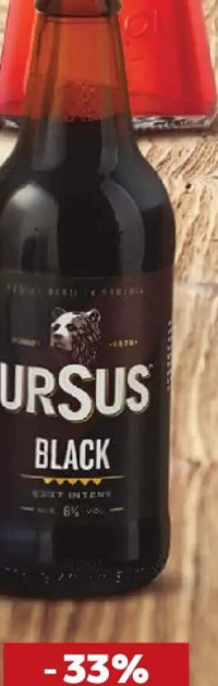 Ursus Black Bere neagră 0.33 l