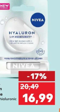 NIVEA Balsam de buze cu acid hialuronic 1 buc