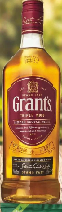 GRANT'S Blended scotch whisky 0,7 l
