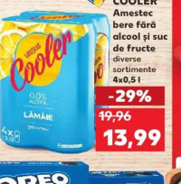 Ursus Cooler Amestec bere fără alcool și suc de fructe 4x0,5 l