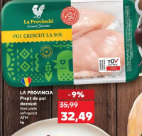LA PROVINCIA Piept de pui dezosat fără piele refrigerat ATM kg