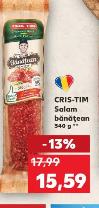 CRIS-TIM Salam bănățean 340 g