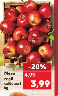Mere roșii calitatea I kg