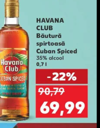 Havana Club Băutură spirtoasă Cuban Spiced 35% alcool 0.7 l