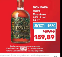 Don Papa Rom Masskara 40% alcool 0.7 l