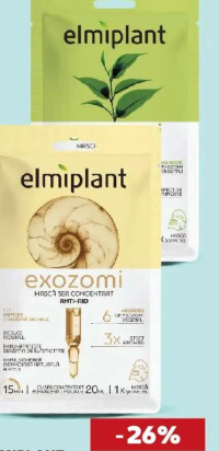 ELMIPLANT Exozomi Mască șervețel diverse sortimente 1 buc