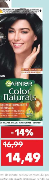 GARNIER COLOR NATURALS Vopsea pentru păr diverse nuanțe 1 buc
