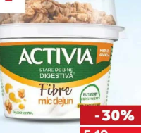 Activia Mic Dejun Iaurt granola/ fulgi 1,5%/1,3% grăsime 165 g / 163 g