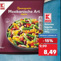 K-Classic Amestec legume în stil mexican 750 g