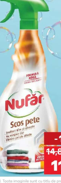 Nufăr Soluție pentru scos pete 500 ml