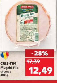 Cris-Tim Muschi file afumat 300 g