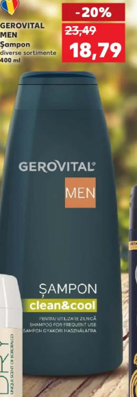 Gerovital Men Șampon diverse sortimente 400 ml