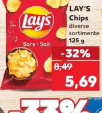 Lay's Chips diverse sortimente 125 g