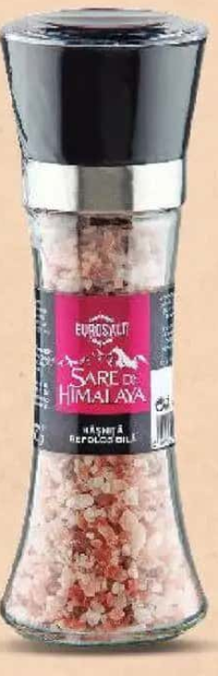 EUROSALT Râșniță sare de Himalaya/ de mare 200 g