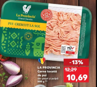 LA PROVINCIA Carne tocată de pui din piept și pulpă 500 g