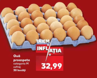 Ouă proaspete categoria M cofraj 30 bucăți