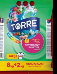 Torre Detergent automat pentru rufe flori de munte / lavandă 100 de utilizări 8+2 kg