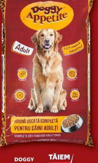 Doggy Appetite Hrană uscată cu pui pentru câini adulți 10 kg