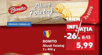 BONITO Aluat foietaj 2 x 400g