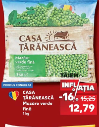 CASA ȚĂRĂNEASCĂ Mazăre verde fină 1kg