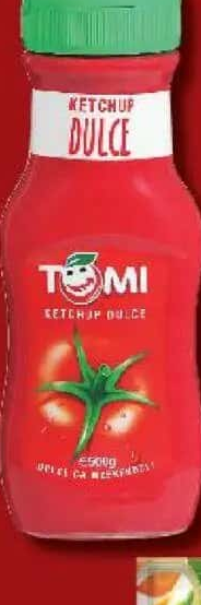 TOMI Ketchup dulce / picant 500 g