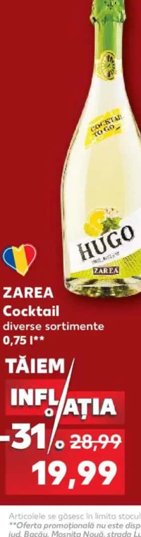 Zarea Cocktail diverse sortimente 0.75 l