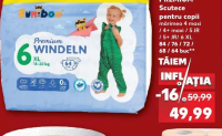 KUNIBOO PREMIUM Scutece pentru copii mărimea 4 maxi / 4+ maxi / 5 JR / 5+ JR / 6 XL 84 / 76 / 72 / 6