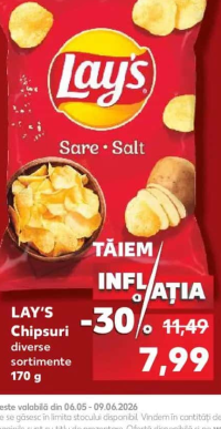 LAY'S Chipsuri diverse sortimente 170 g