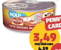 Bucegi Pate de porc cu 45% ficat 120 g