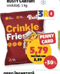 Rusty Cartofi ondulați 1 kg