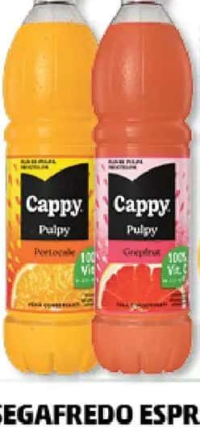 Cappy Pulpy portocale / grapefruit 1,5 l