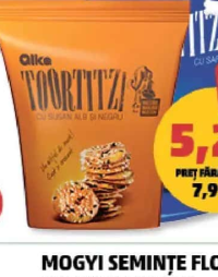 Alka Toortitzi Covrigei susan alb și negru 180g / sare 200g