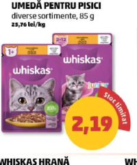 Whiskas Hrană umedă pentru pisici diverse sortimente 85 g