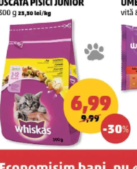 Whiskas Hrană uscată pisici Junior 300 g